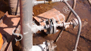 Repaired Valve Station pipe. Operating Pressure 80 kg-cm2